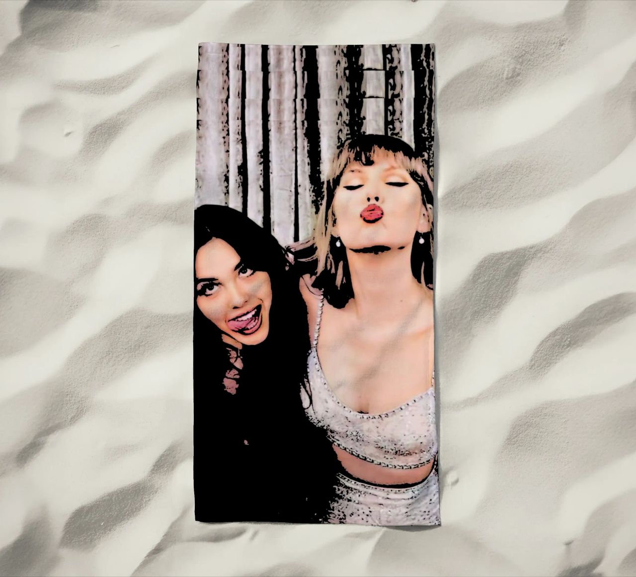 Taylor Swift e Olivia Rodriguez pop art telo mare da music soul