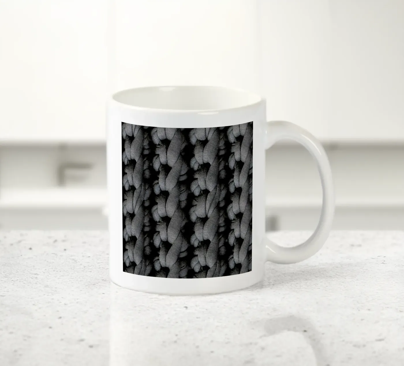 Cotton Pattern ceramic mug by Curious Collections by Marielle Leenders