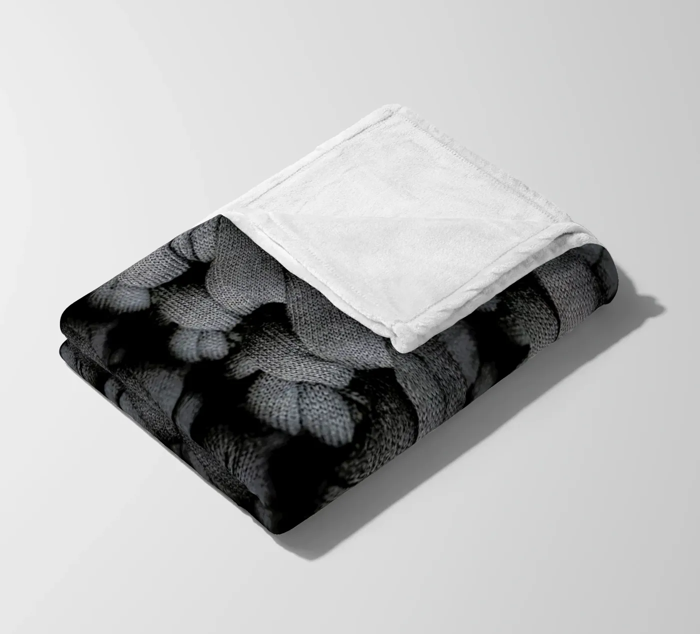 Cotton Pattern fleece blanket by Curious Collections by Marielle Leenders