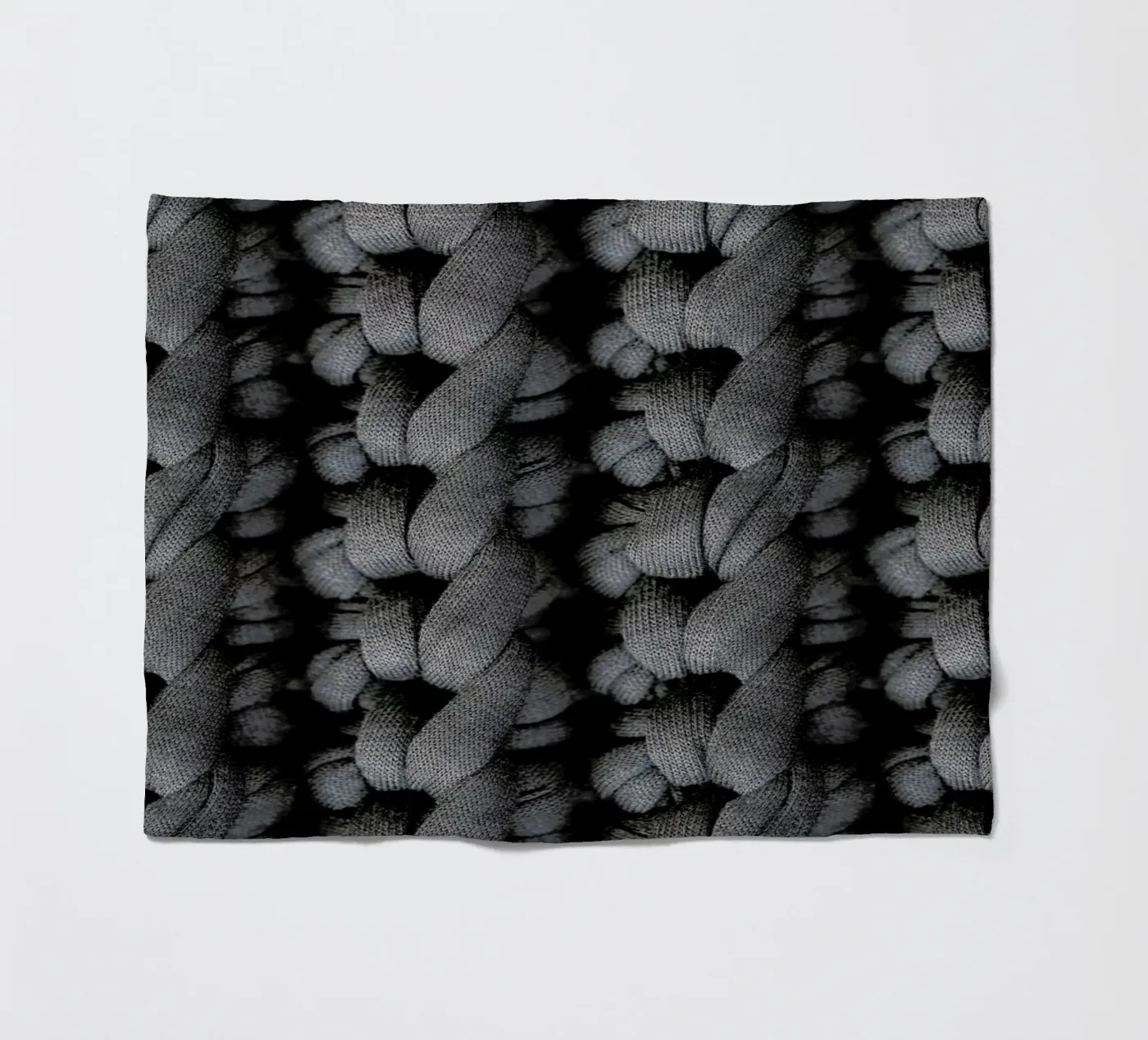 Cotton Pattern fleece blanket by Curious Collections by Marielle Leenders
