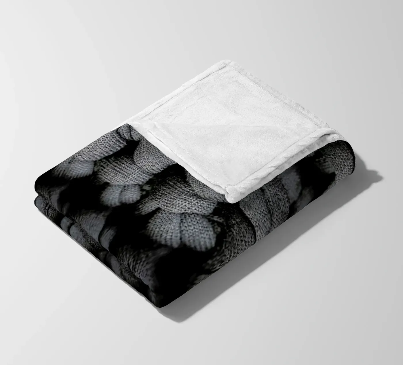 Cotton Pattern fleece blanket by Curious Collections by Marielle Leenders