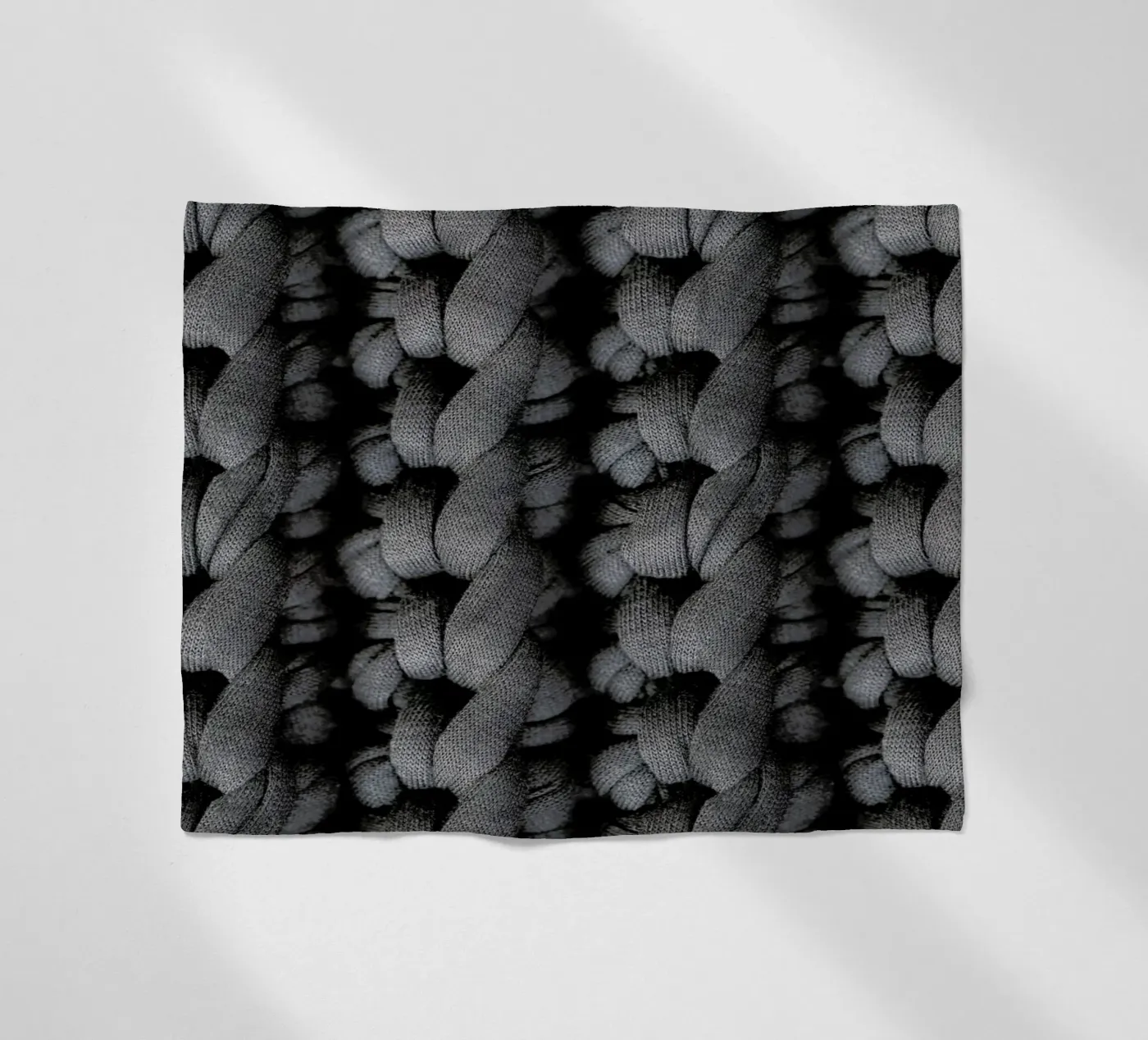 Cotton Pattern fleece blanket by Curious Collections by Marielle Leenders