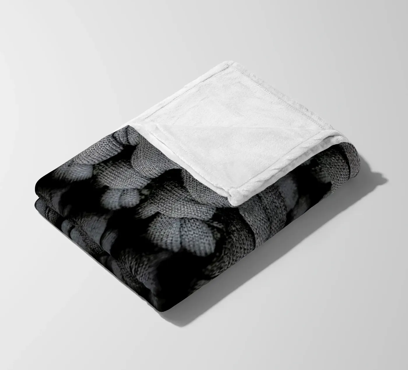 Cotton Pattern fleece blanket by Curious Collections by Marielle Leenders