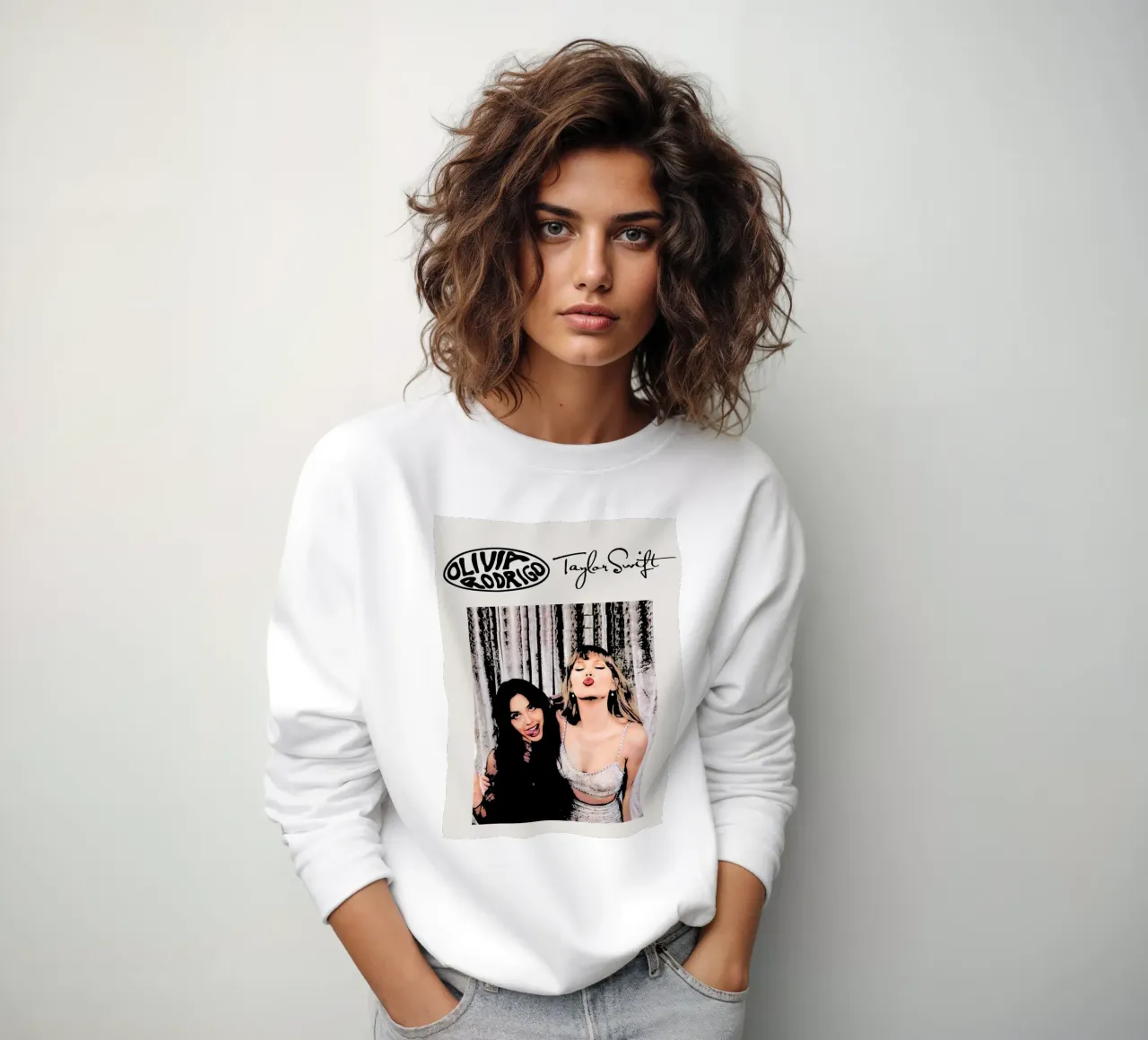 Taylor Swift e Olivia Rodriguez 1 Art felpa da music soul