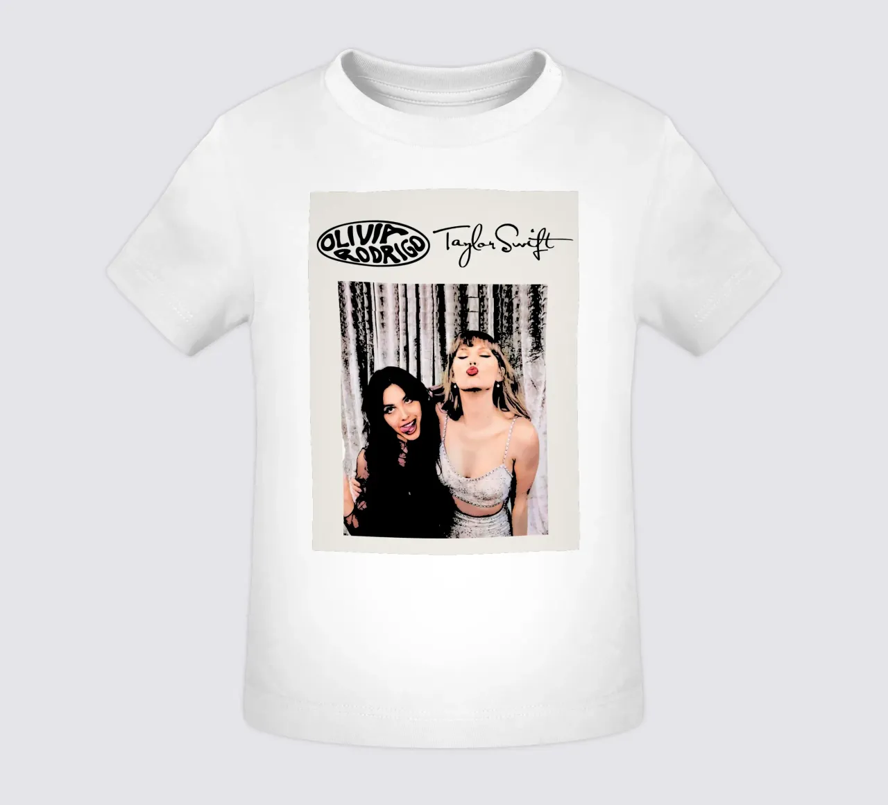 Taylor Swift e Olivia Rodriguez 1 Art maglietta neonato da music soul