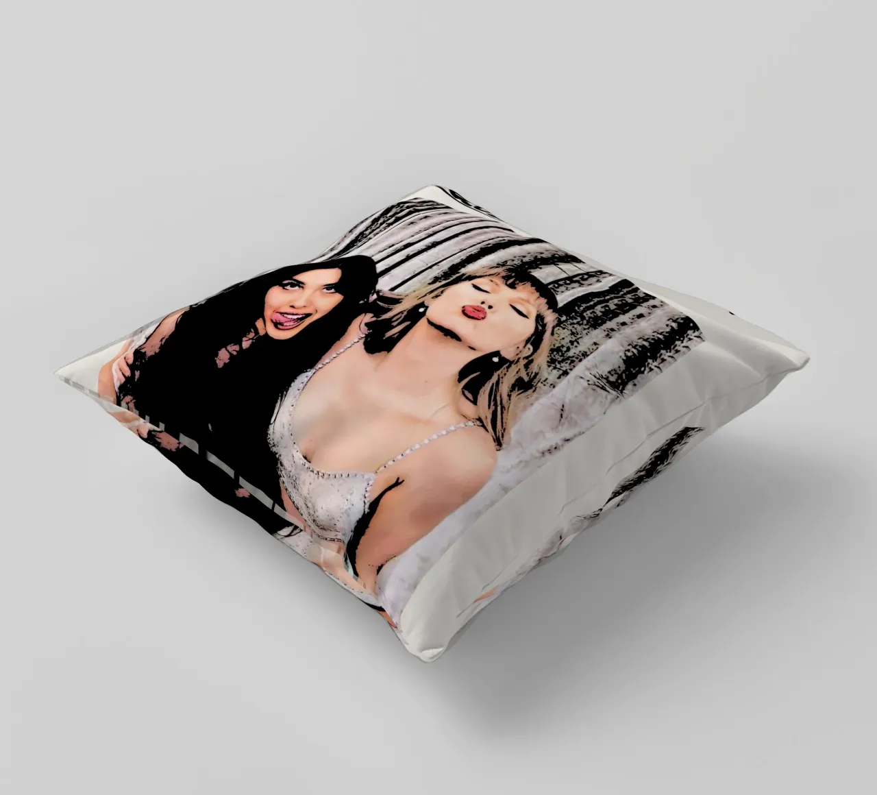 Taylor Swift e Olivia Rodriguez 1 Art cuscino da music soul