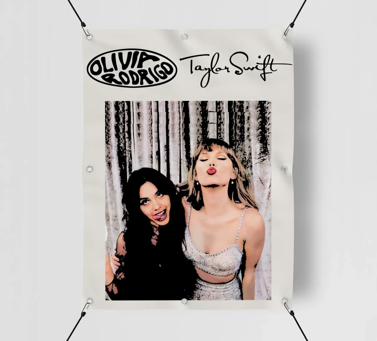 Taylor Swift e Olivia Rodriguez 1 Art telo in pvc da music soul