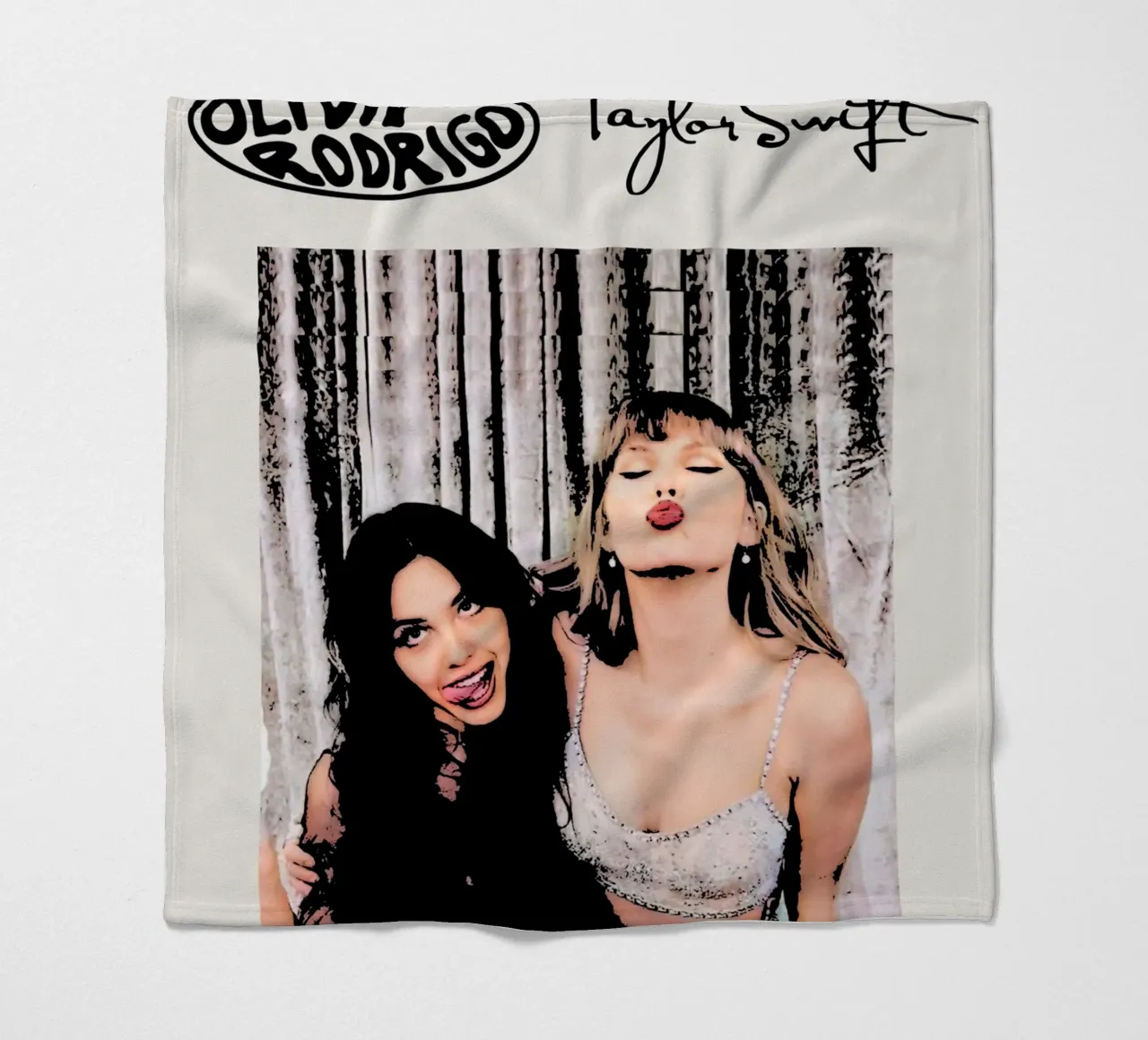 Taylor Swift e Olivia Rodriguez 1 Art coperta in pile da music soul
