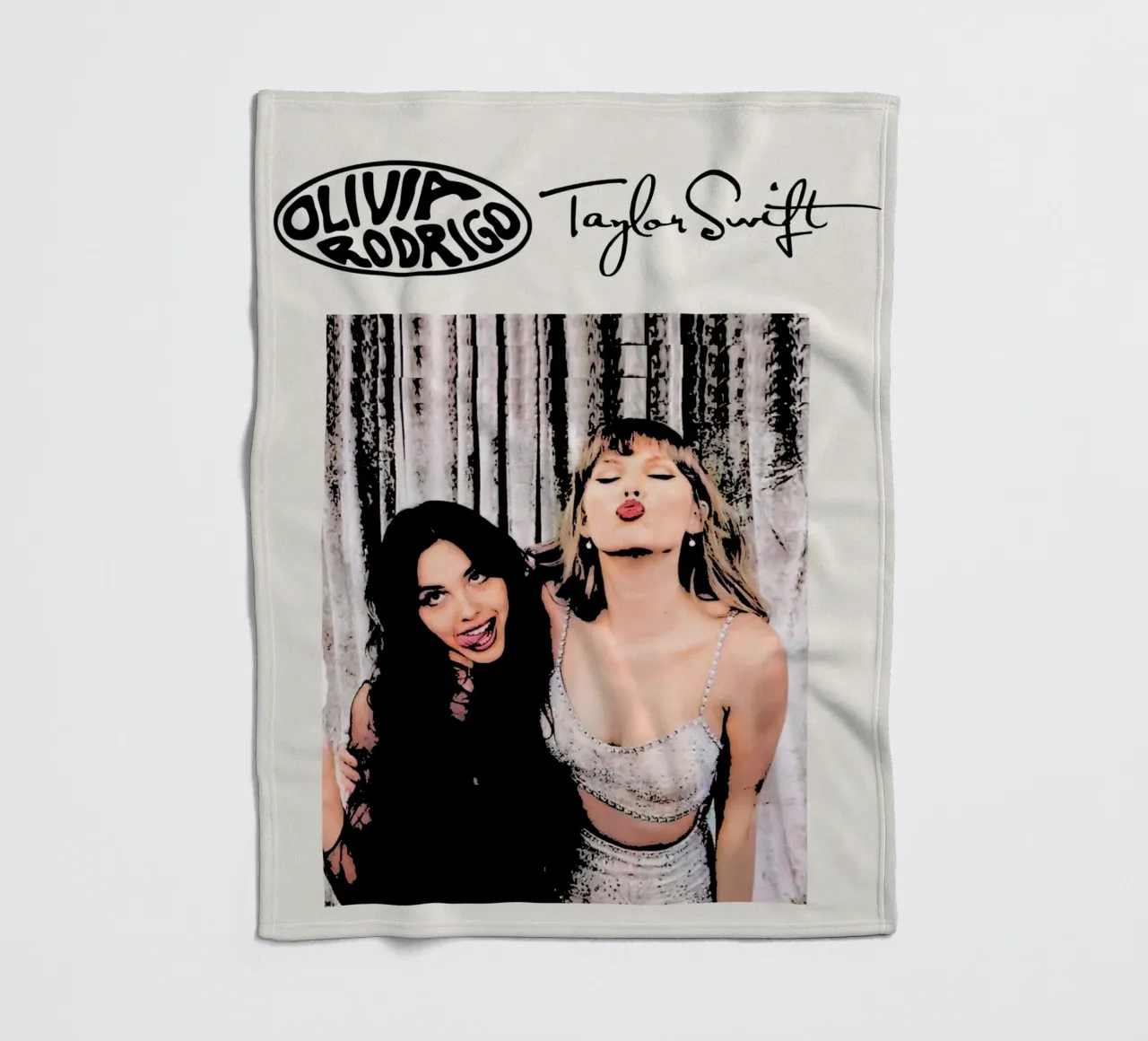 Taylor Swift e Olivia Rodriguez 1 Art coperta in pile da music soul