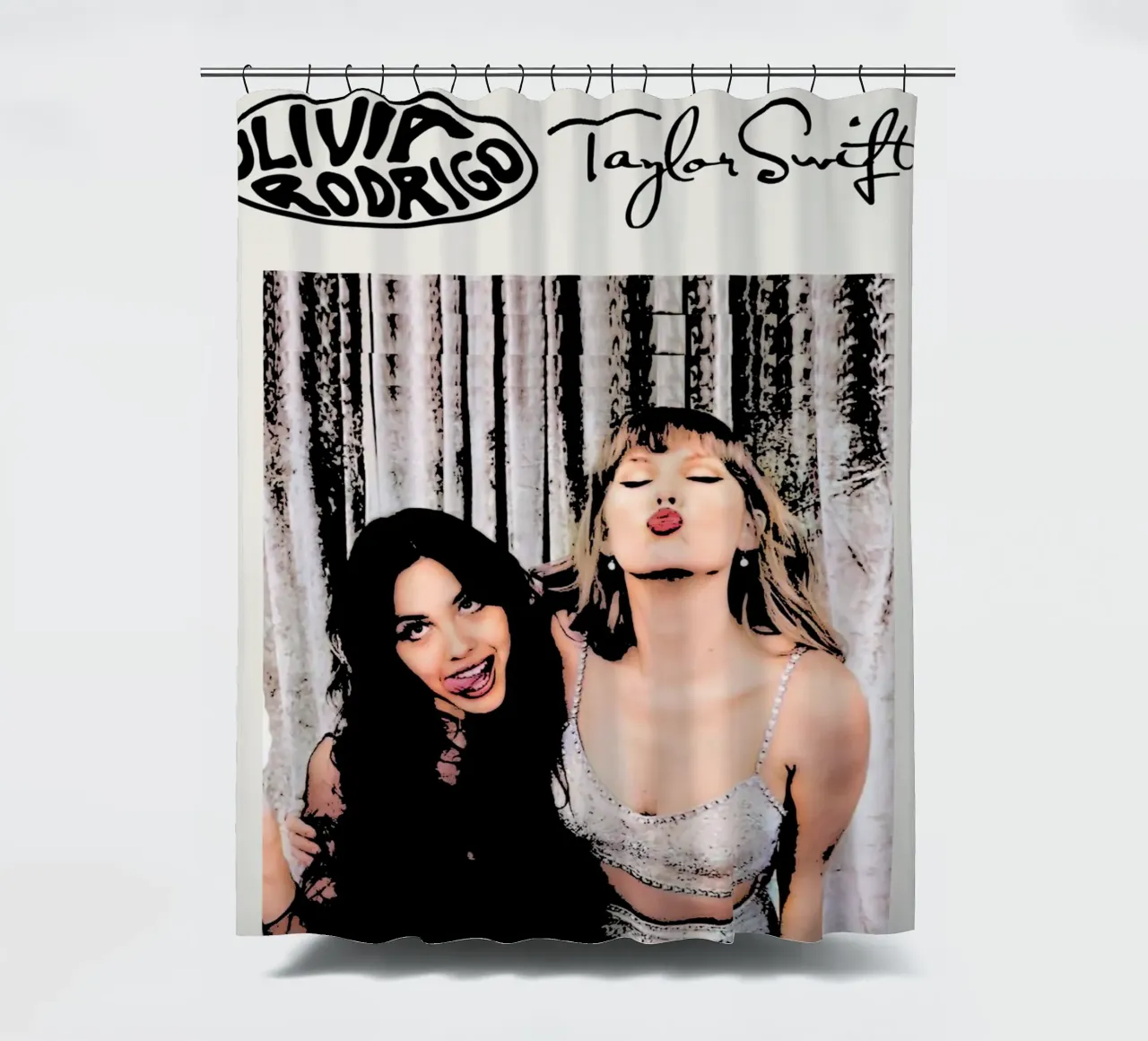 Taylor Swift e Olivia Rodriguez 1 Art tenda da doccia da music soul