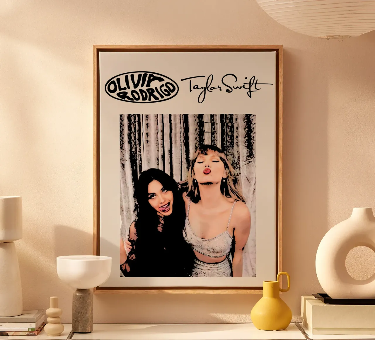 Taylor Swift e Olivia Rodriguez 1 Art tela da music soul