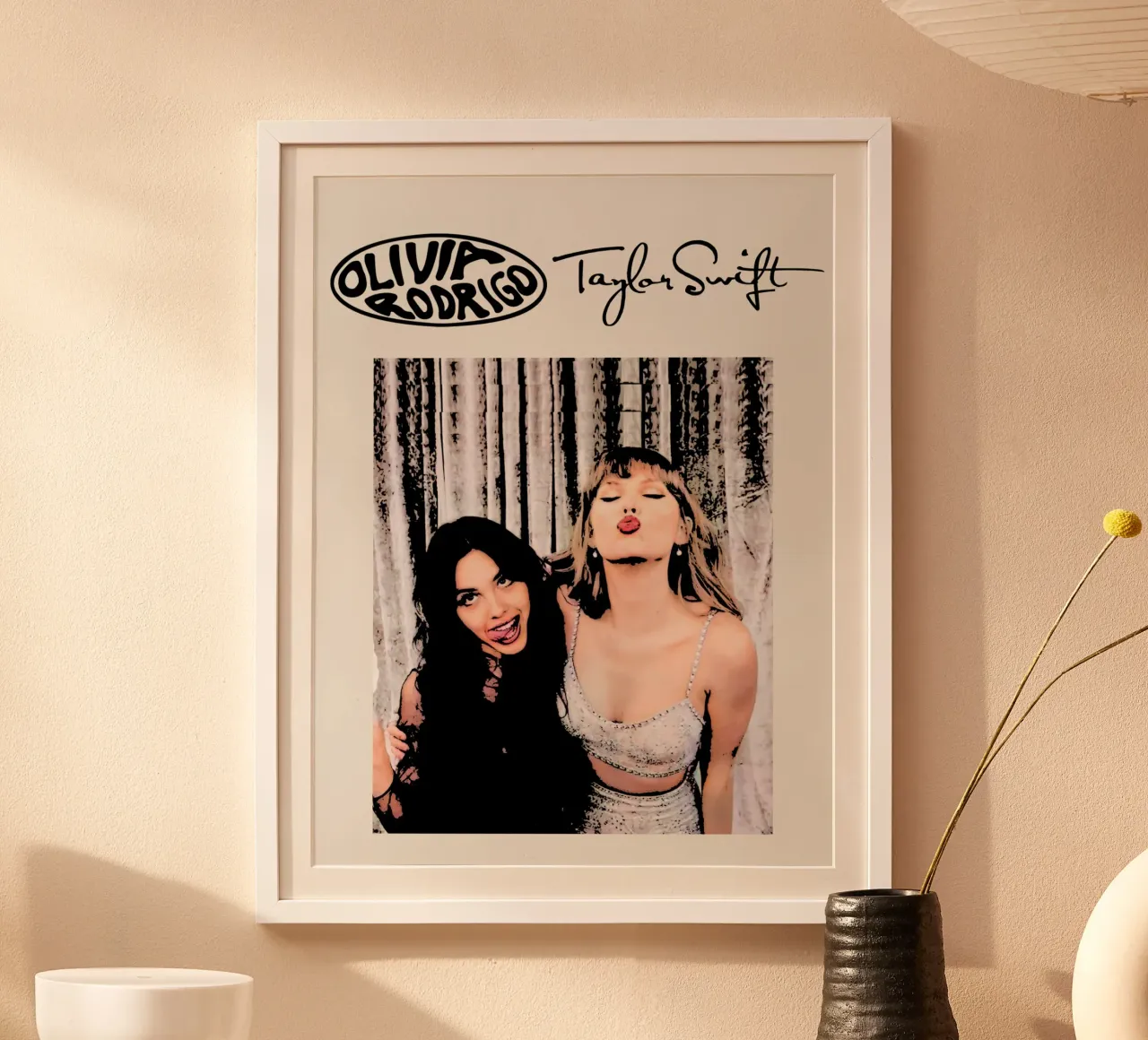 Taylor Swift e Olivia Rodriguez 1 Art carta hahnemühle da music soul