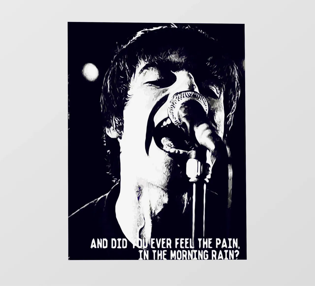 liam gallagher oasis gruppo musicale britpop 27 Arte telo in pvc da music soul