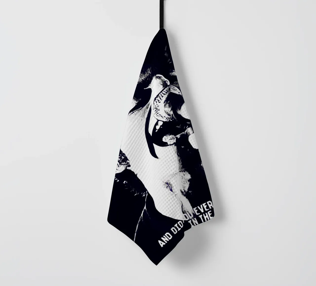 liam gallagher oasis britpop music band 27 Art tea towel by music soul