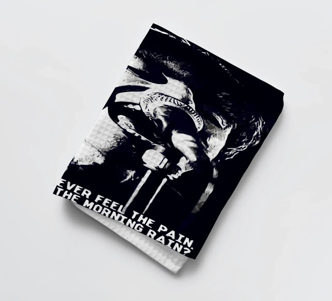 liam gallagher oasis britpop music band 27 Art tea towel by music soul