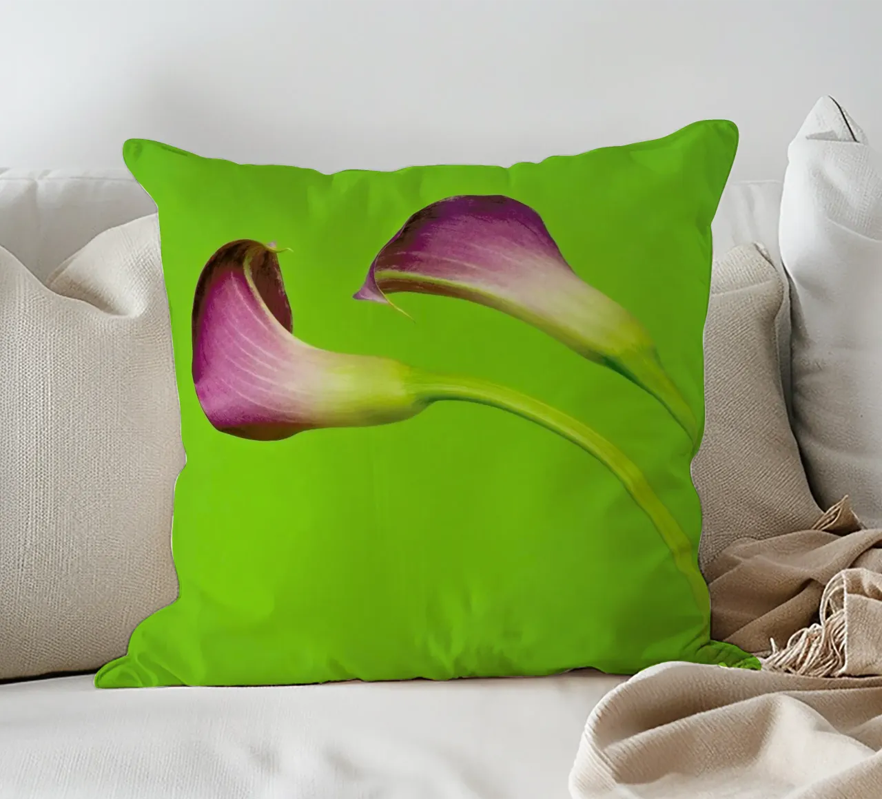 Two Are Better Than One decorative cushion by Juj Winn