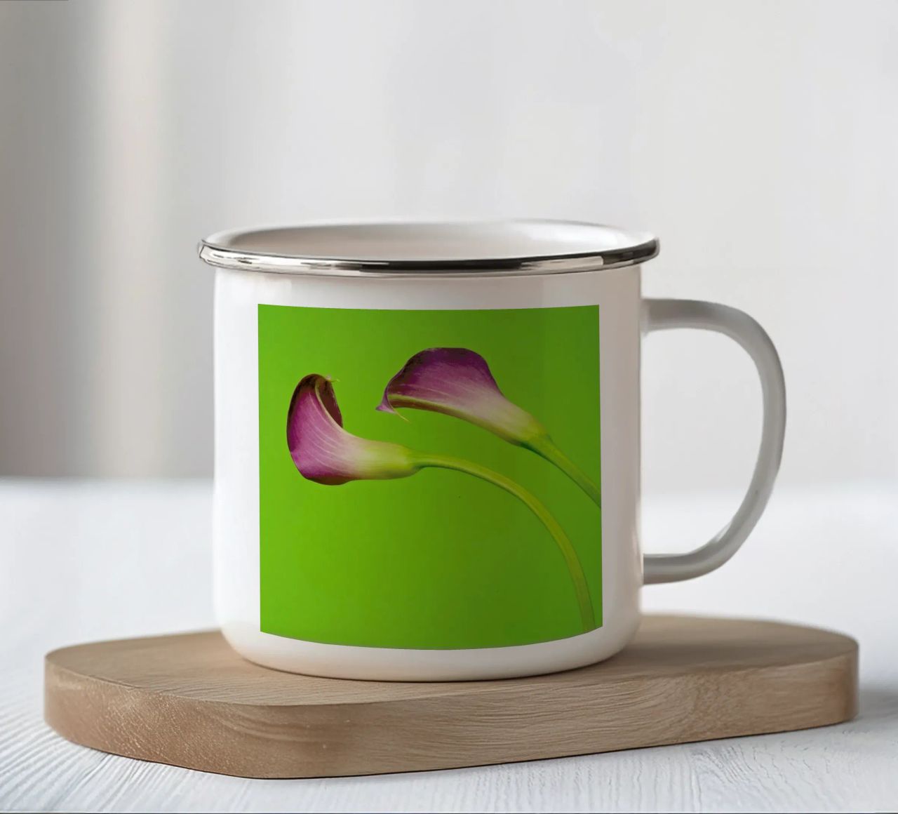 Two Are Better Than One tazza in smalto da Juj Winn