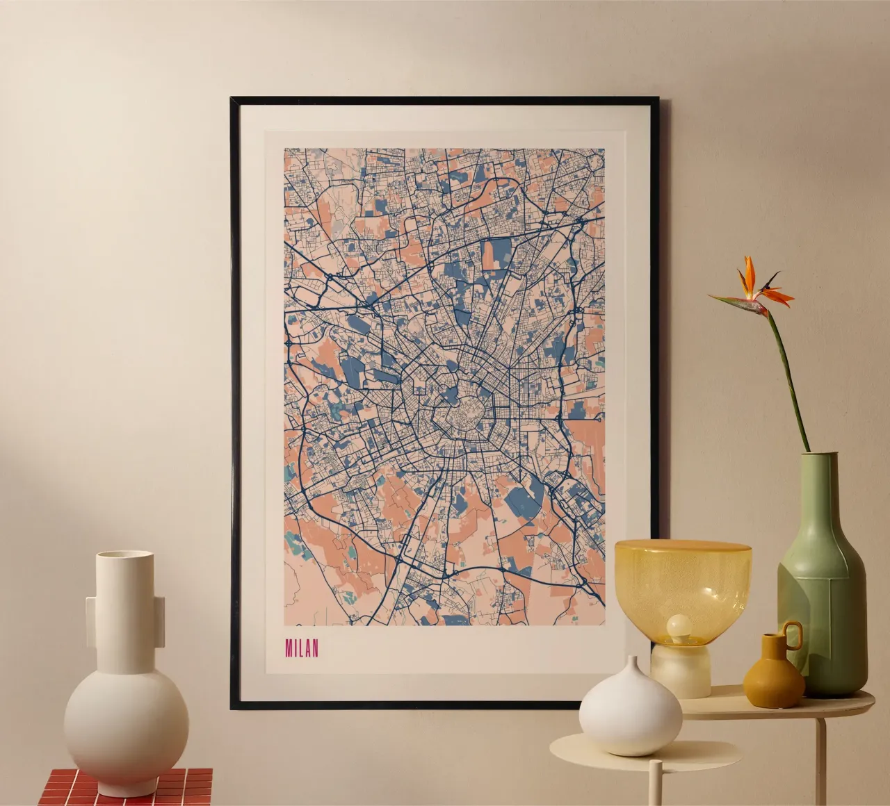 Milano chic poster da MOOODZART