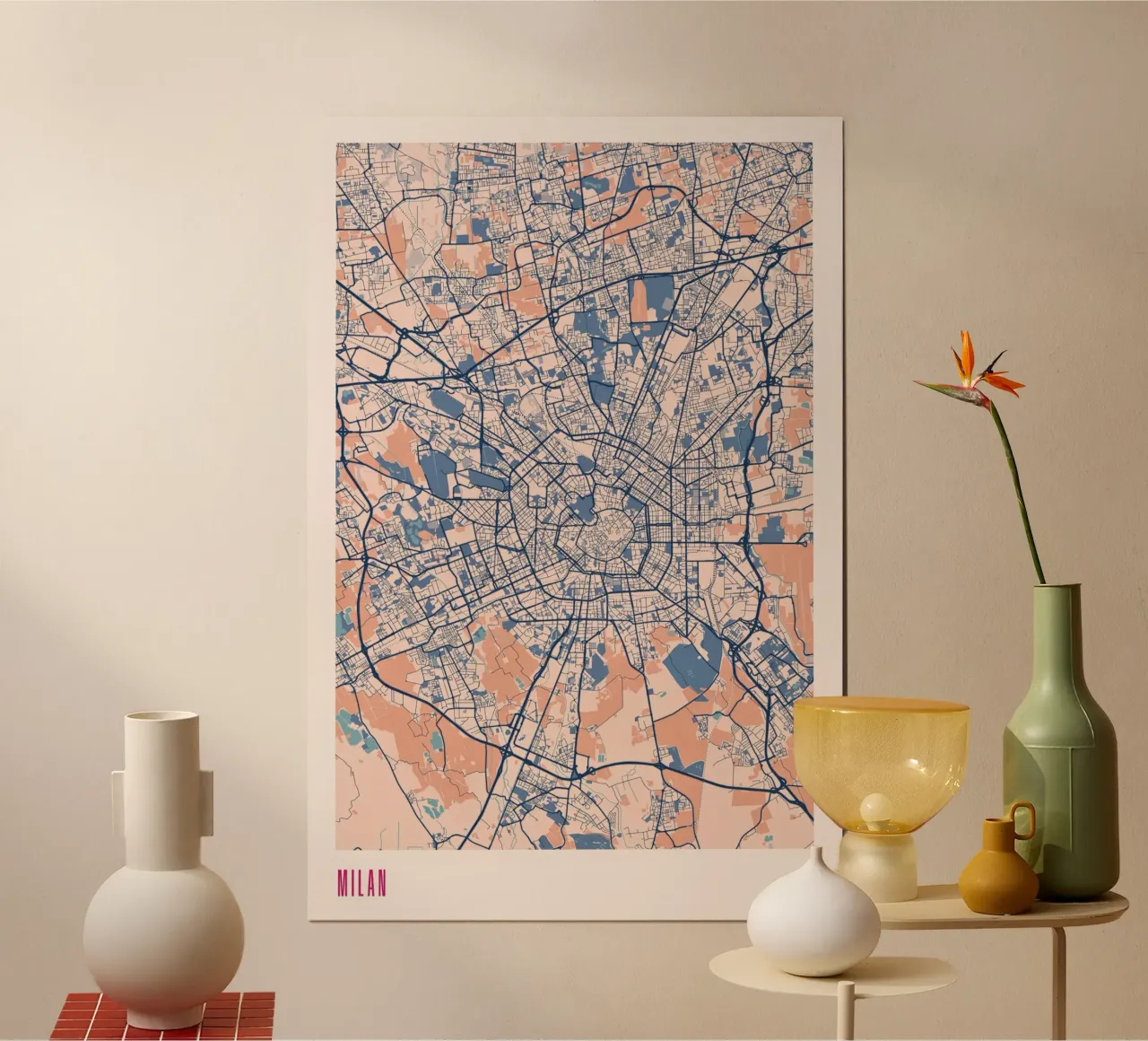 Milano chic poster da MOOODZART