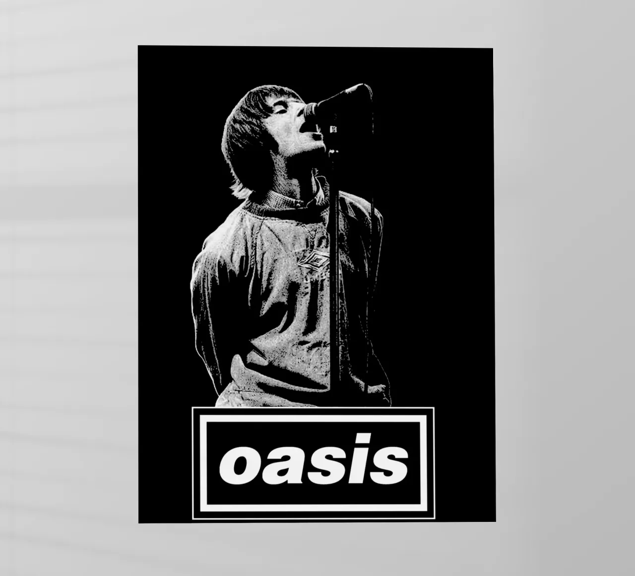liam gallagher oasis gruppo musicale britpop 26 Art pellicola backlit da music soul