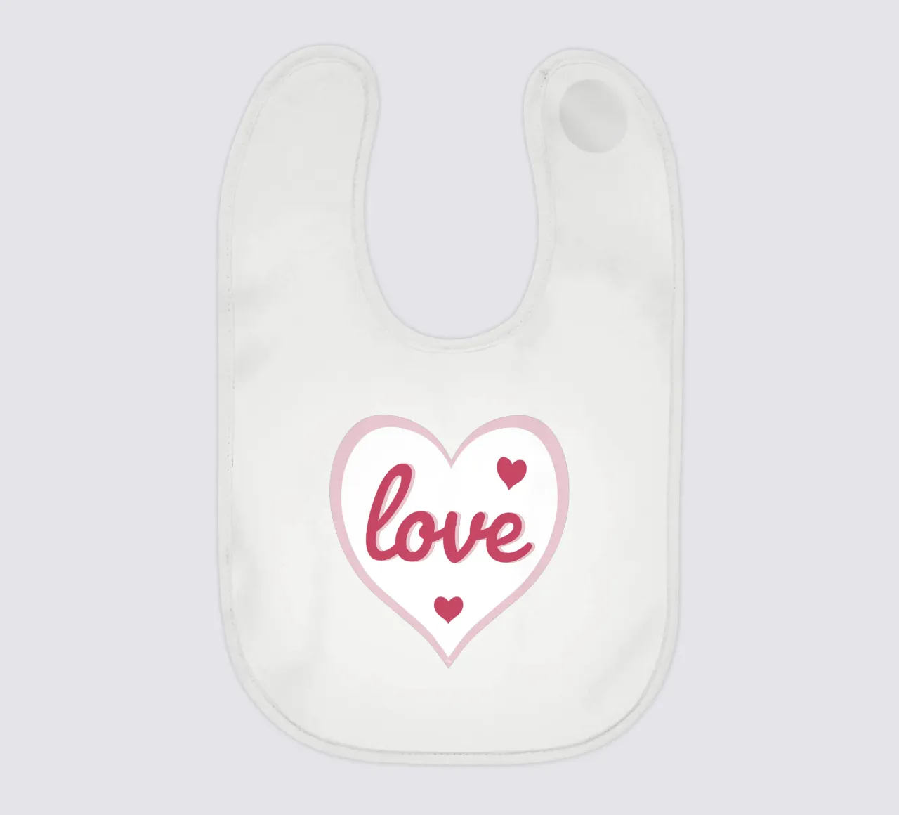 Cuore d'amore bavaglino da Martina