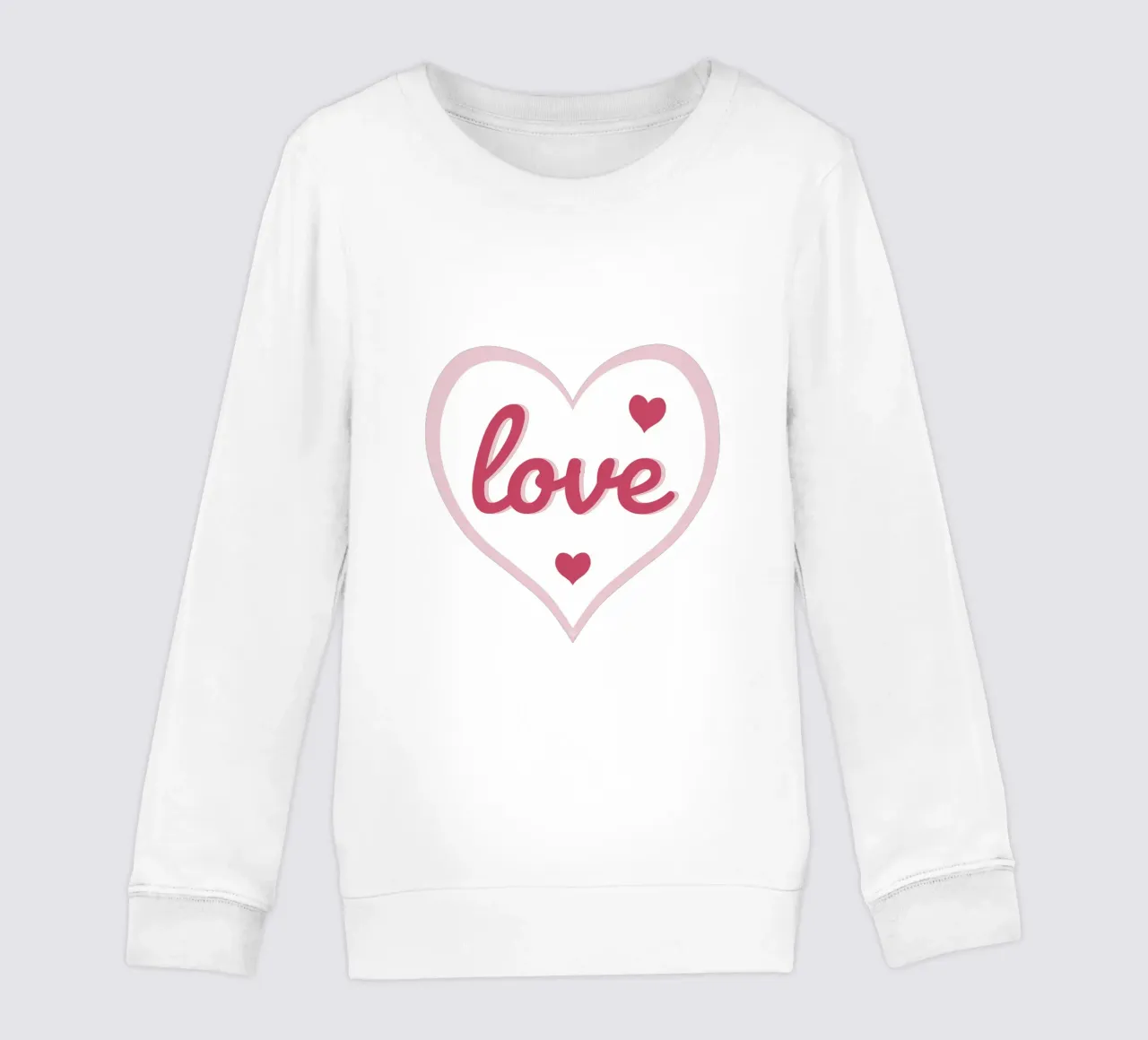 Cuore d'amore felpa bambino da Martina