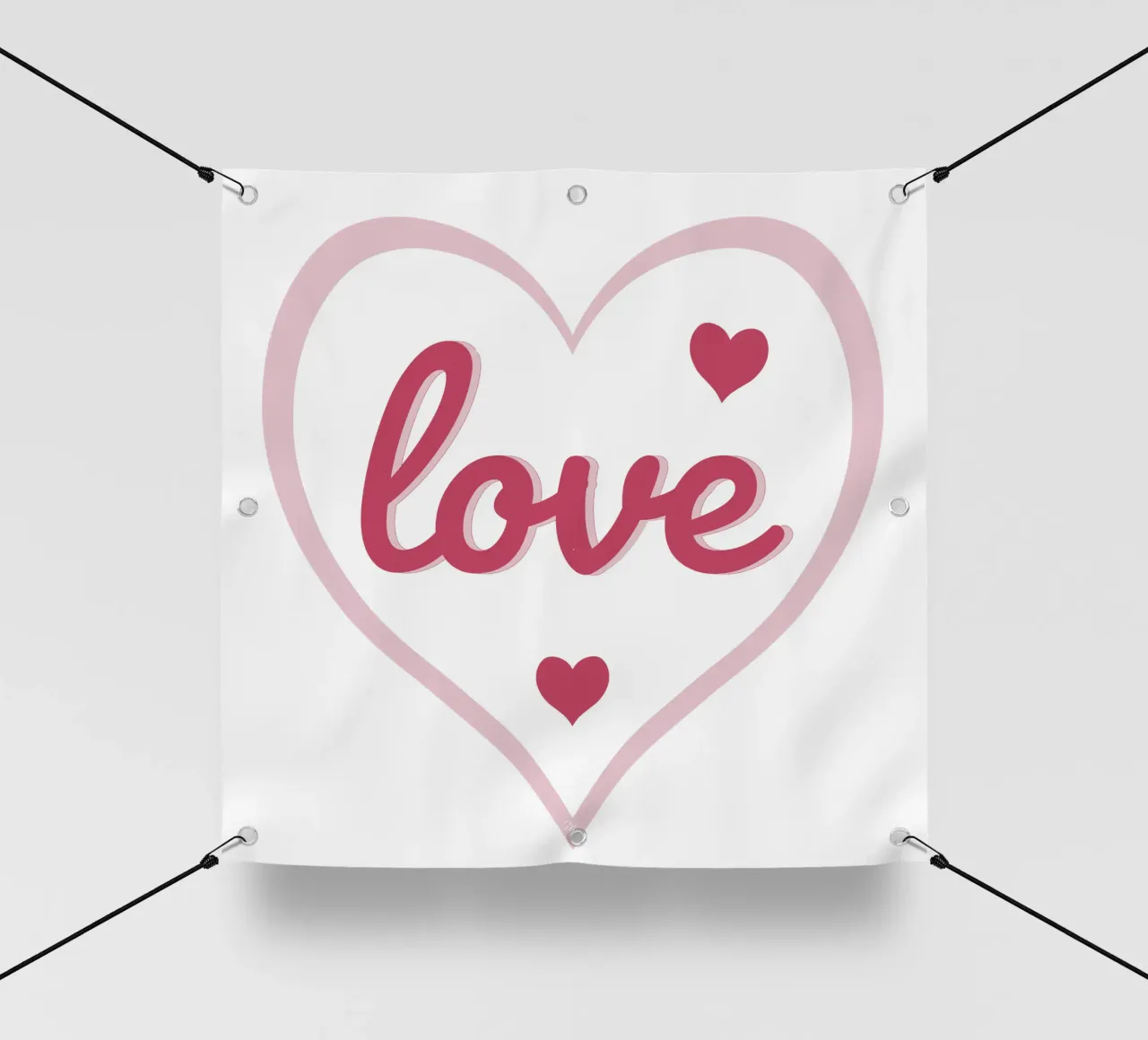 Cuore d'amore telo in pvc da Martina