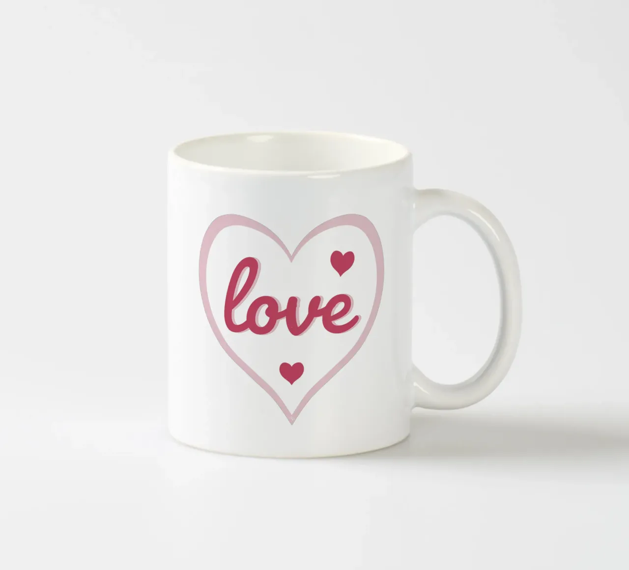 Cuore d'amore tazza in ceramica da Martina