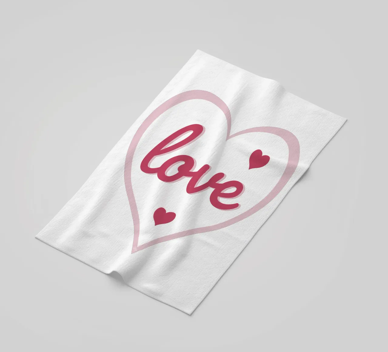 Cuore d'amore telo mare da Martina