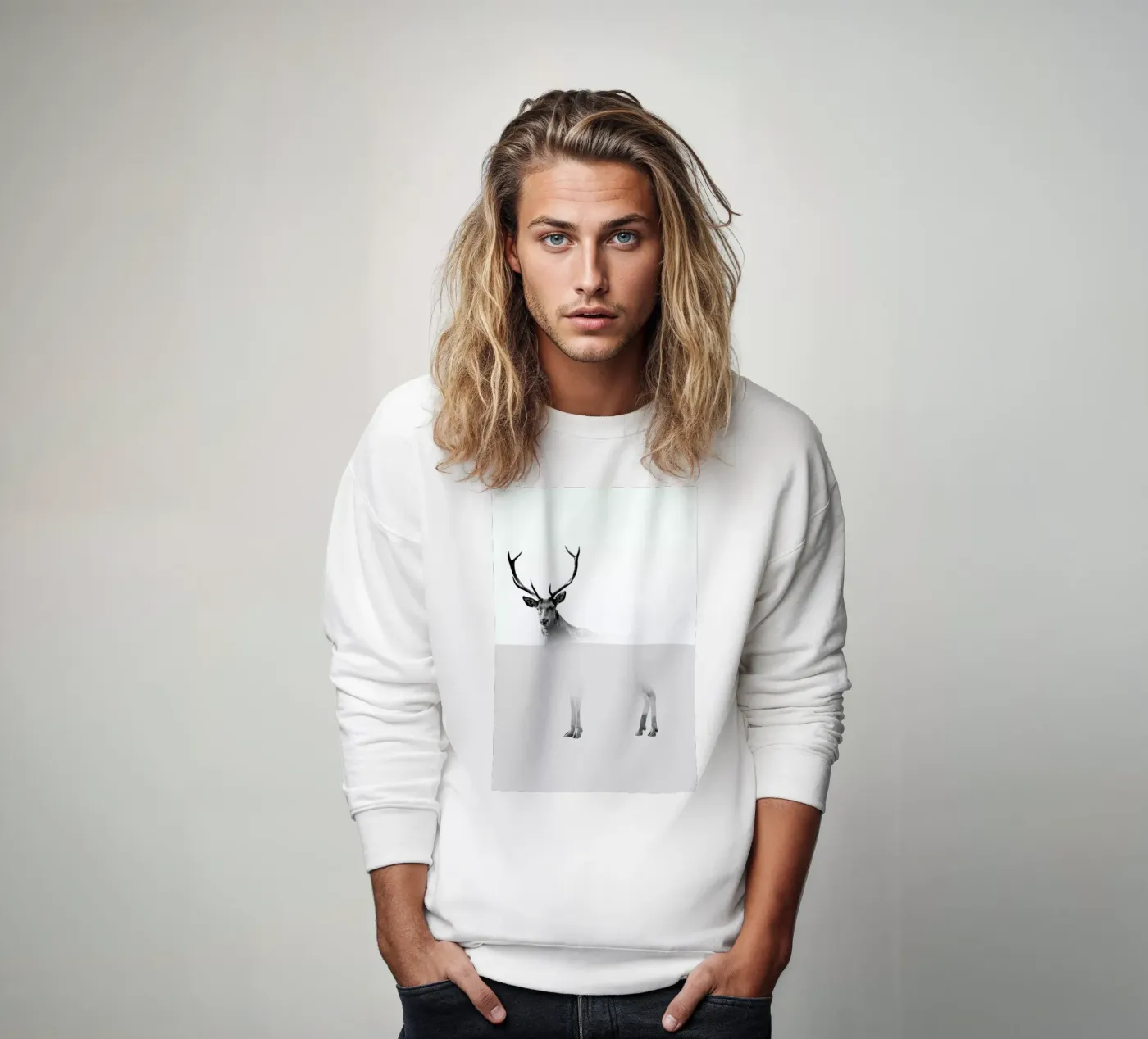 Deer felpa da The Wall Shop