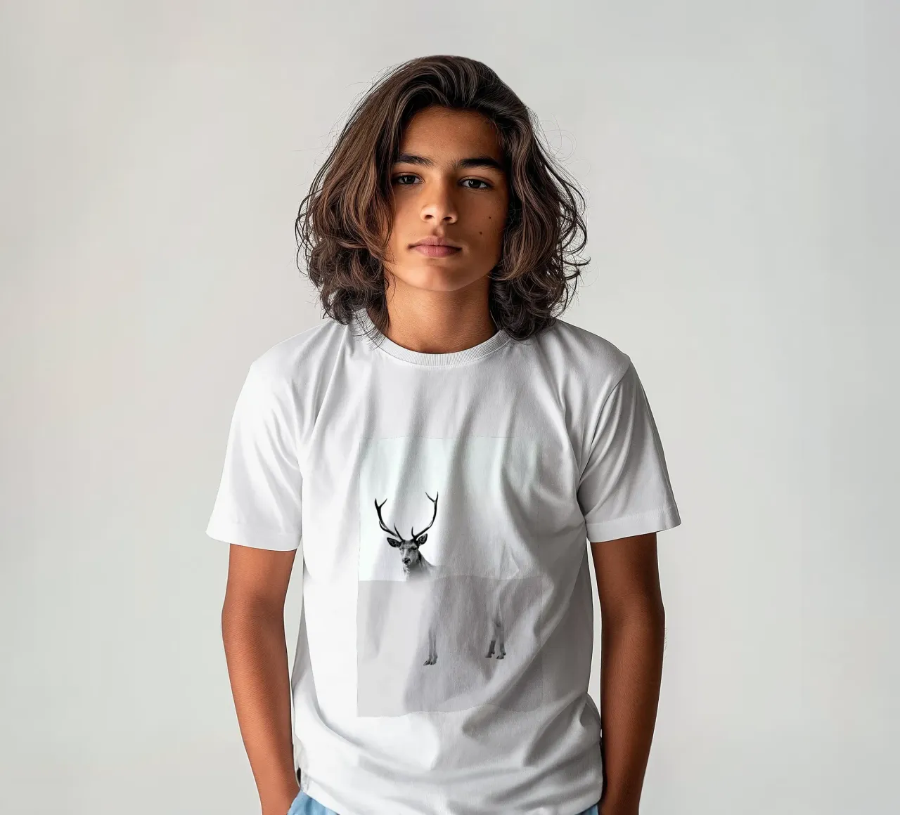 Deer t-shirt bambini da The Wall Shop