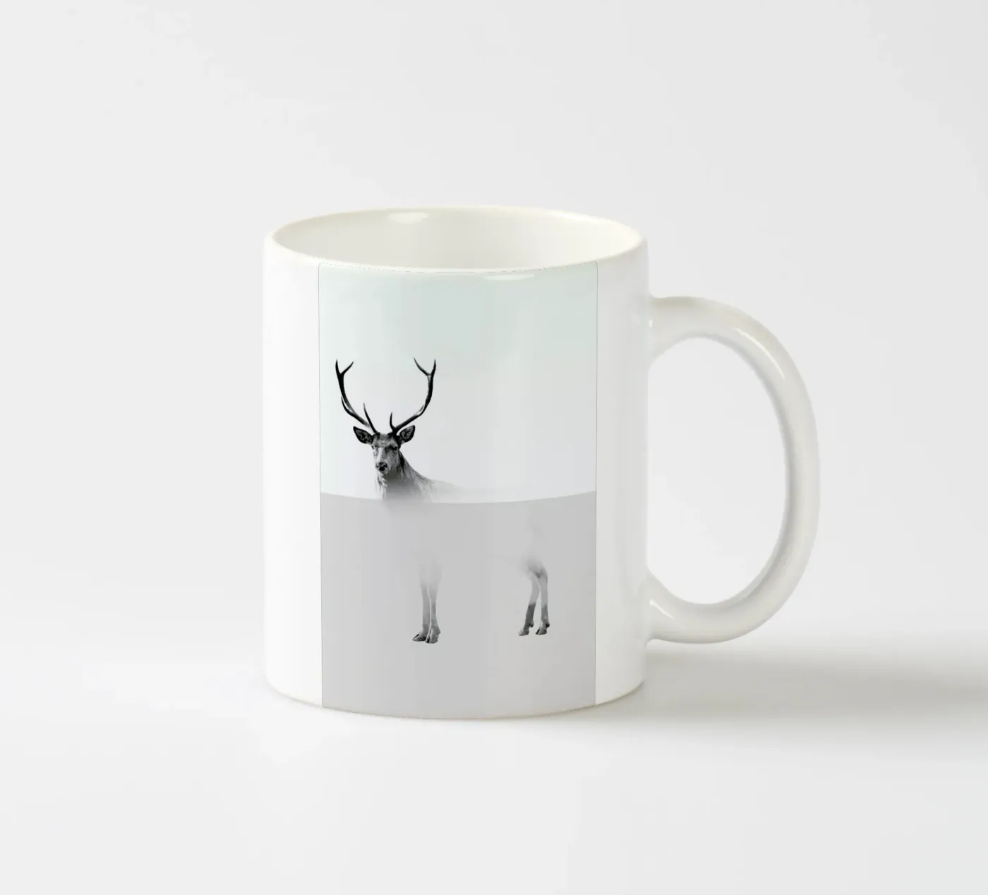 Deer ceramic mug by The Wall Shop