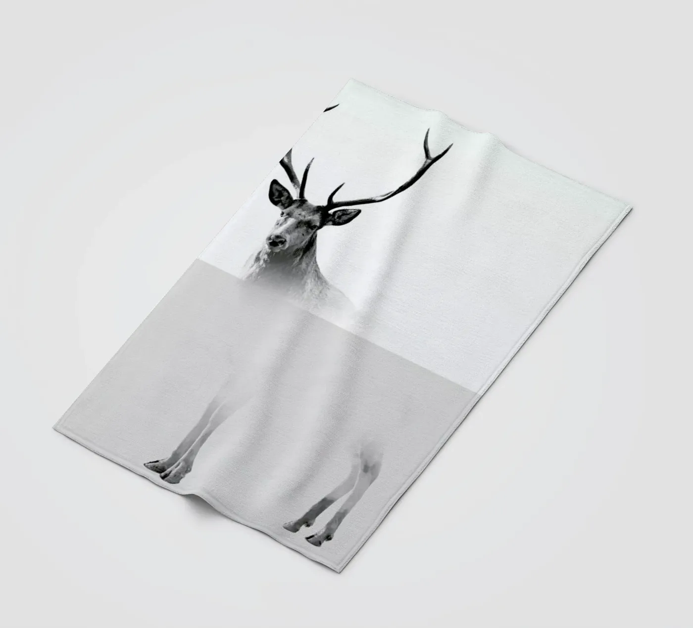 Deer Fleecedecke von The Wall Shop