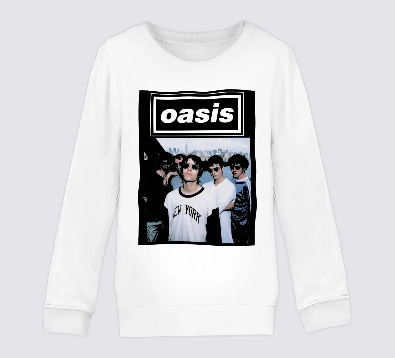 oasis britpop musik band 7 Art Kinder Sweatshirt von music soul