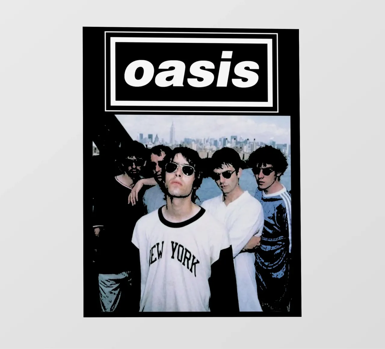 oasis gruppo musicale britpop 7 Art pellicola backlit da music soul