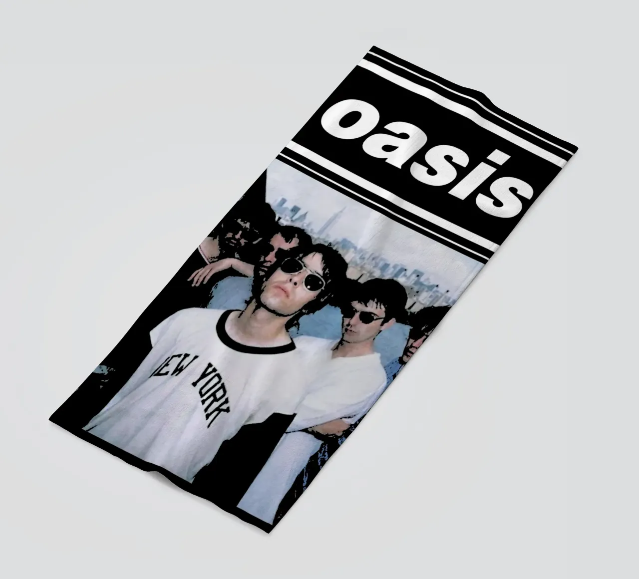 oasis britpop musik band 7 Art Strandtuch von music soul