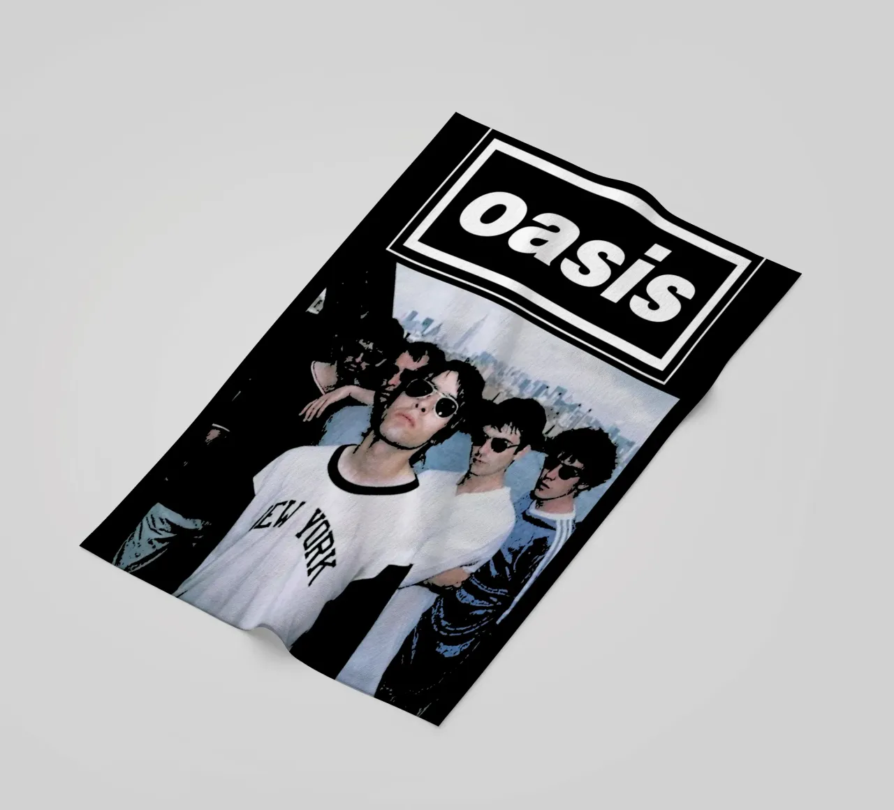 oasis britpop musik band 7 Art Strandtuch von music soul