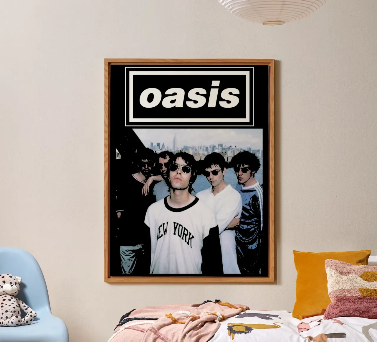 oasis música britpop banda 7 Art aluminio dibond de music soul