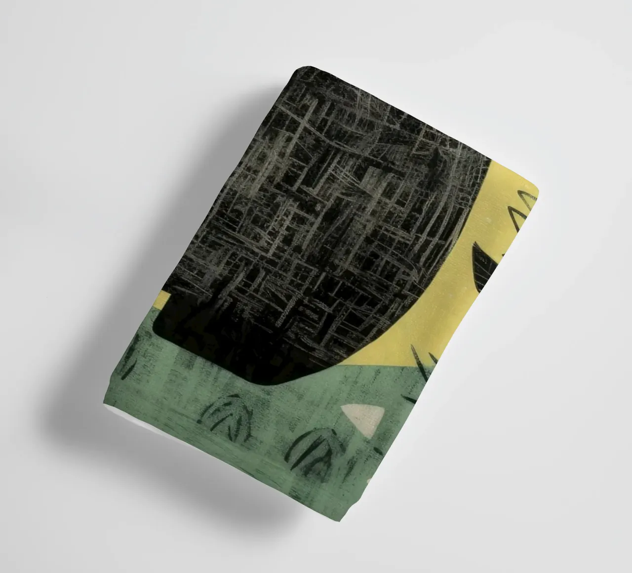 Panda verde 2 asciugamano da bagno da Minimal Animal Art