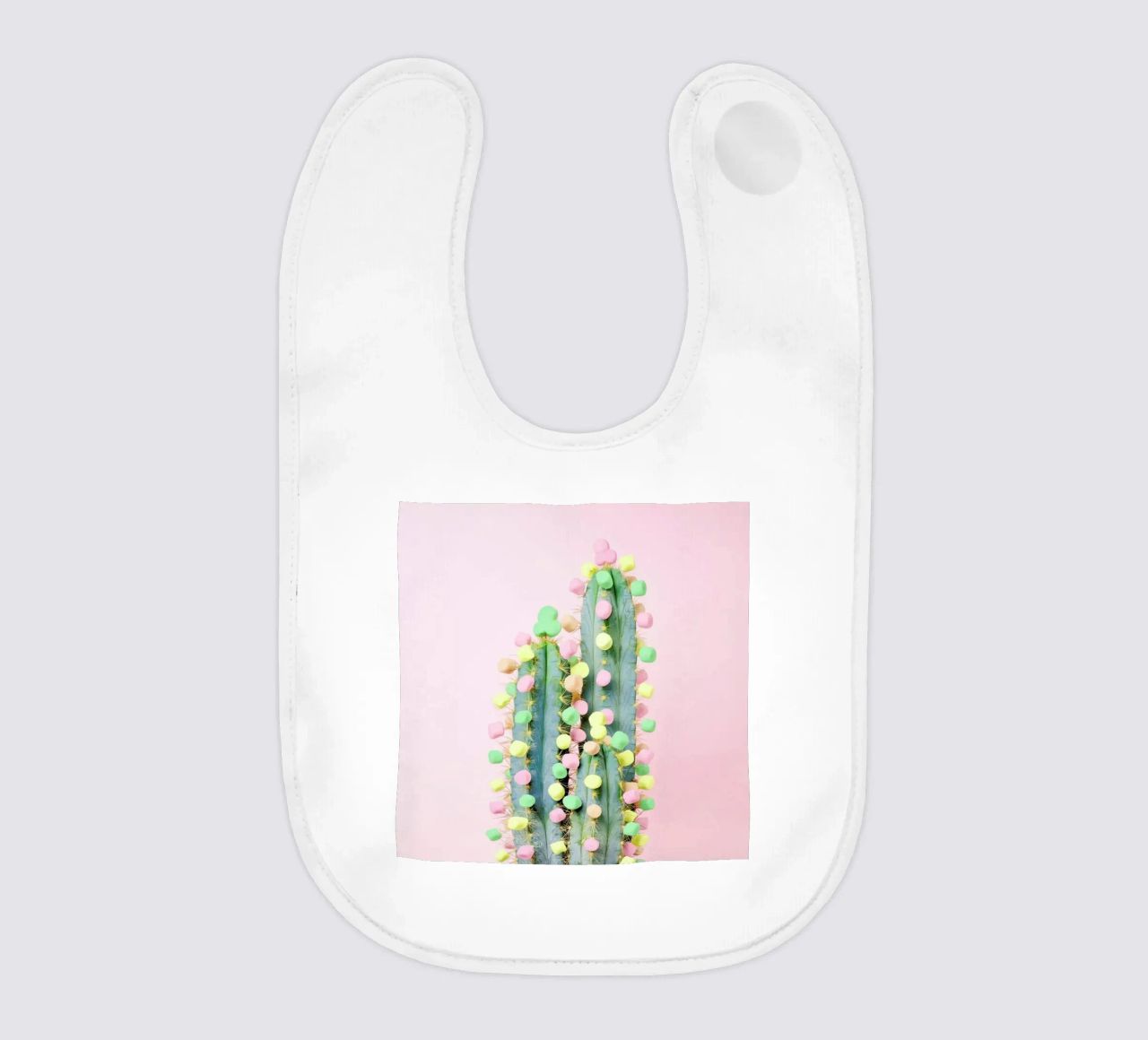 Marshmallow Cactus in Bloom bavaglino da Juj Winn