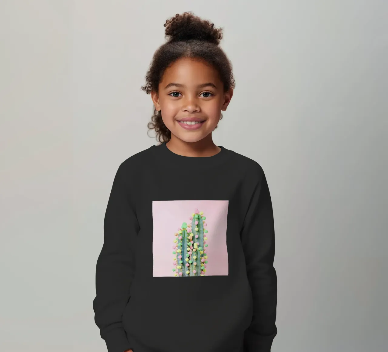 Marshmallow Cactus in Bloom felpa bambino da Juj Winn