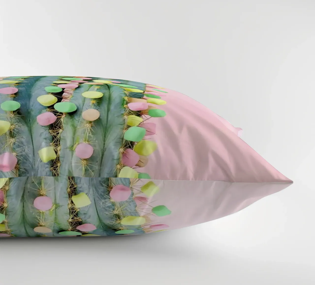 Marshmallow Cactus in Bloom cuscino da Juj Winn