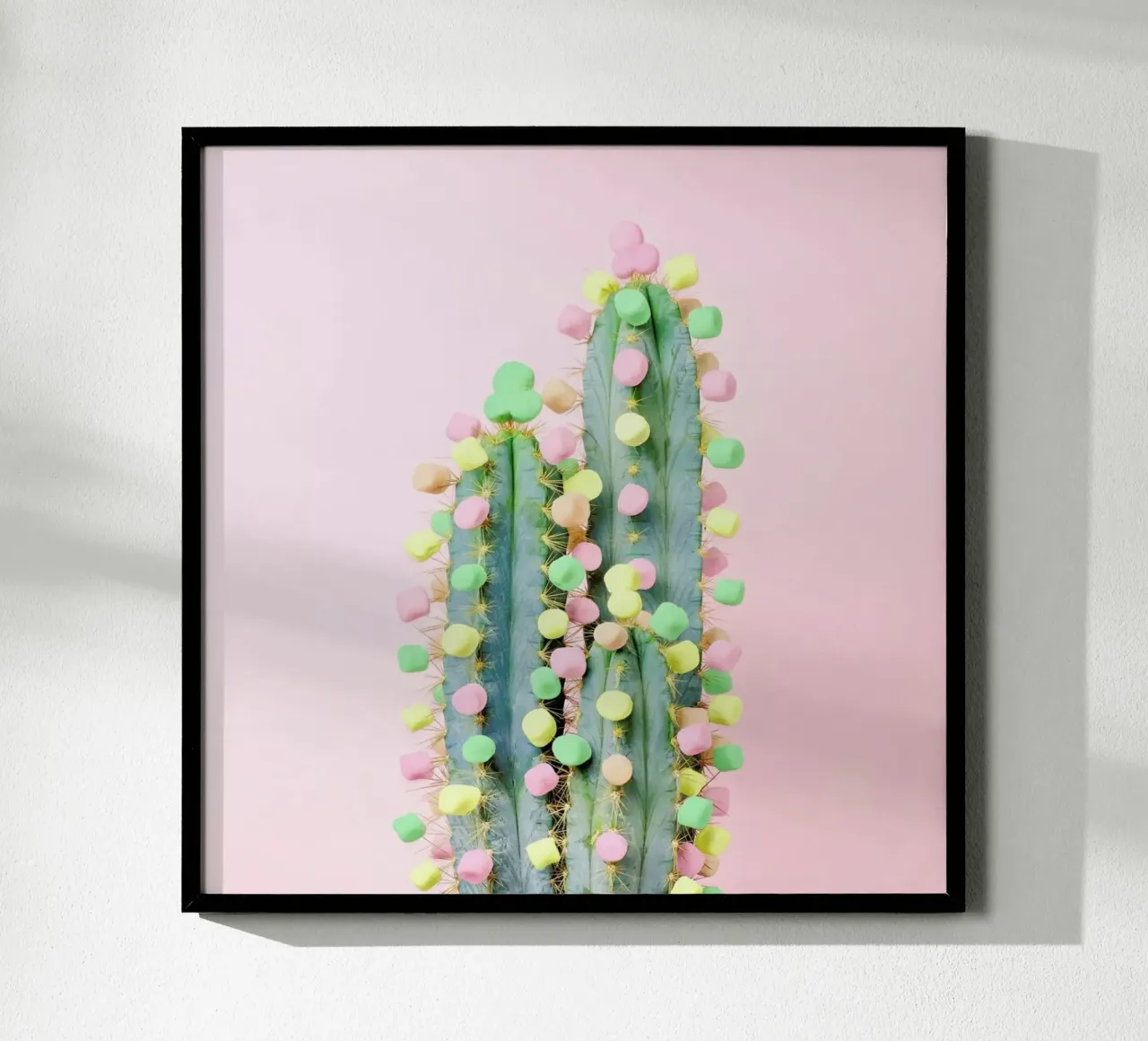 Marshmallow Cactus in Bloom poster da Juj Winn