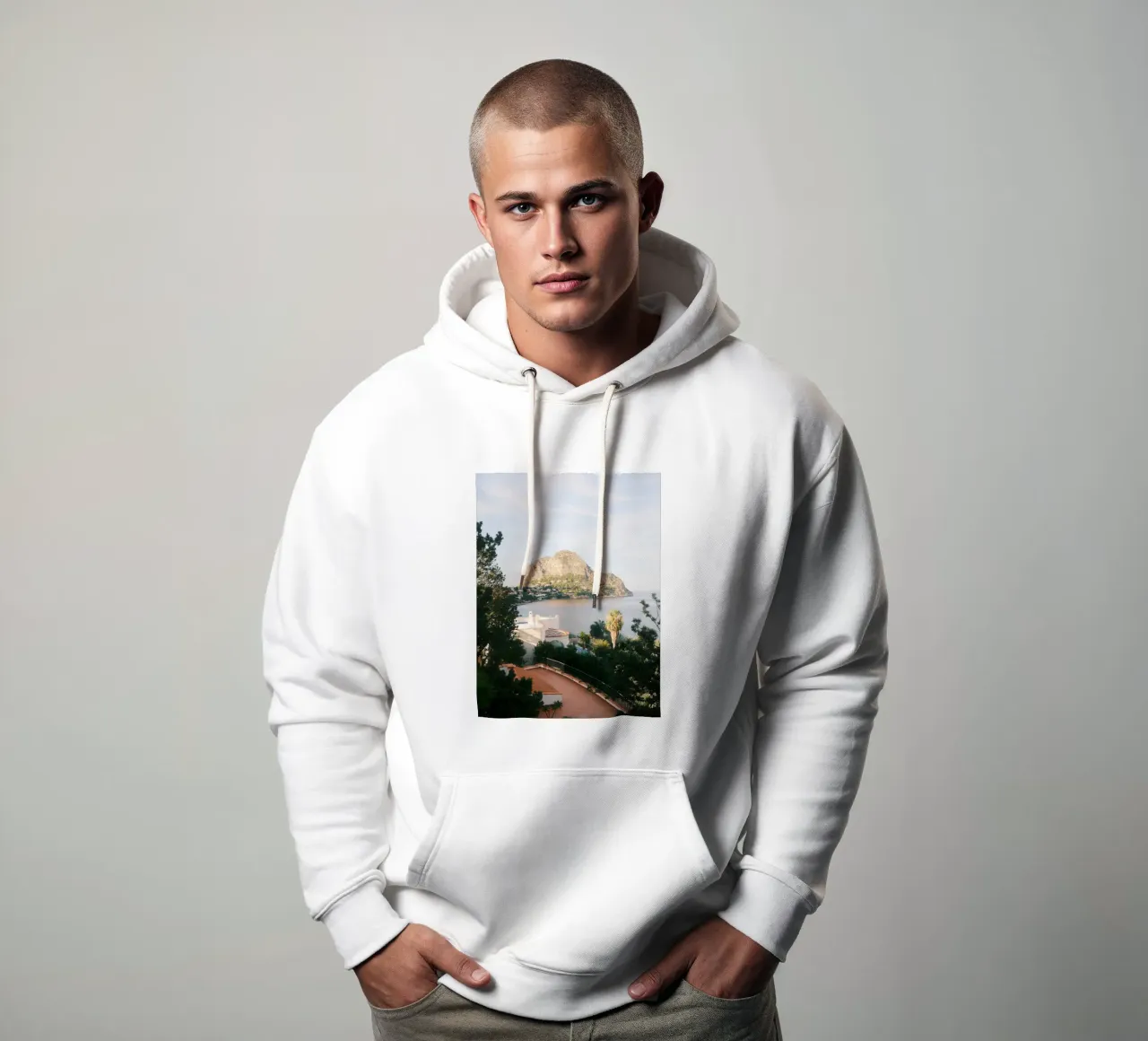 Sicily Rock felpa con cappuccio da FujiPrints