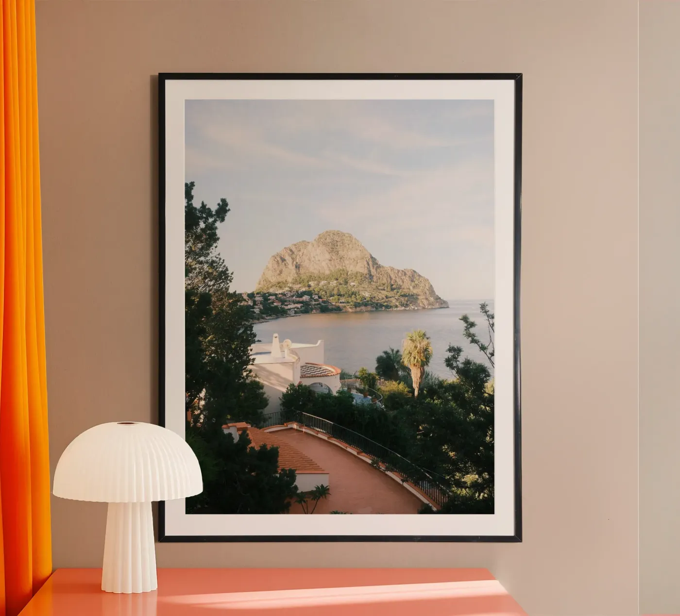 Sicily Rock poster by FujiPrints