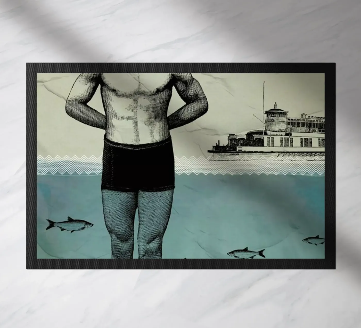 Beachboy doormat by Amy & Kurt