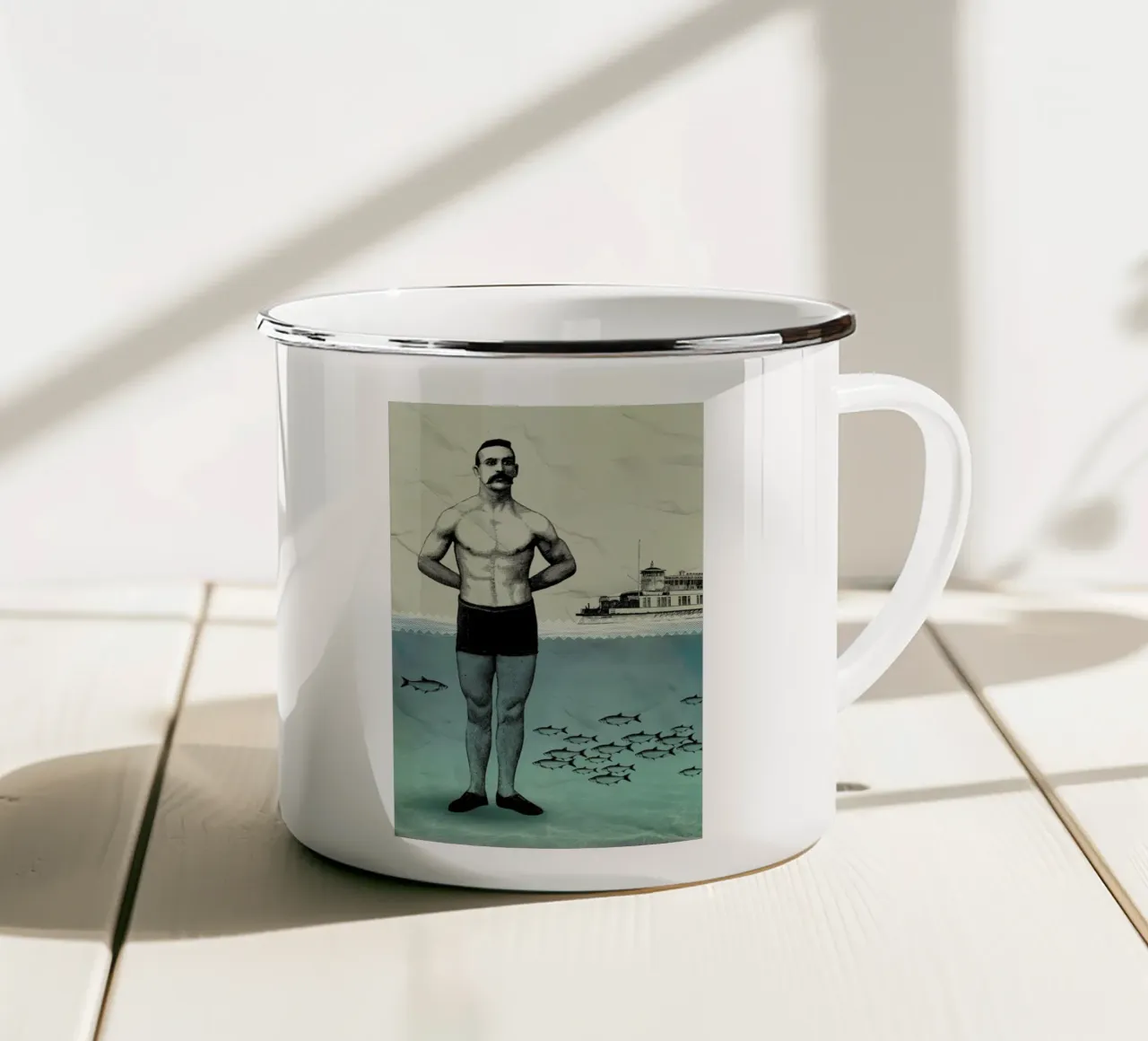 Beachboy tazza in smalto da Amy & Kurt
