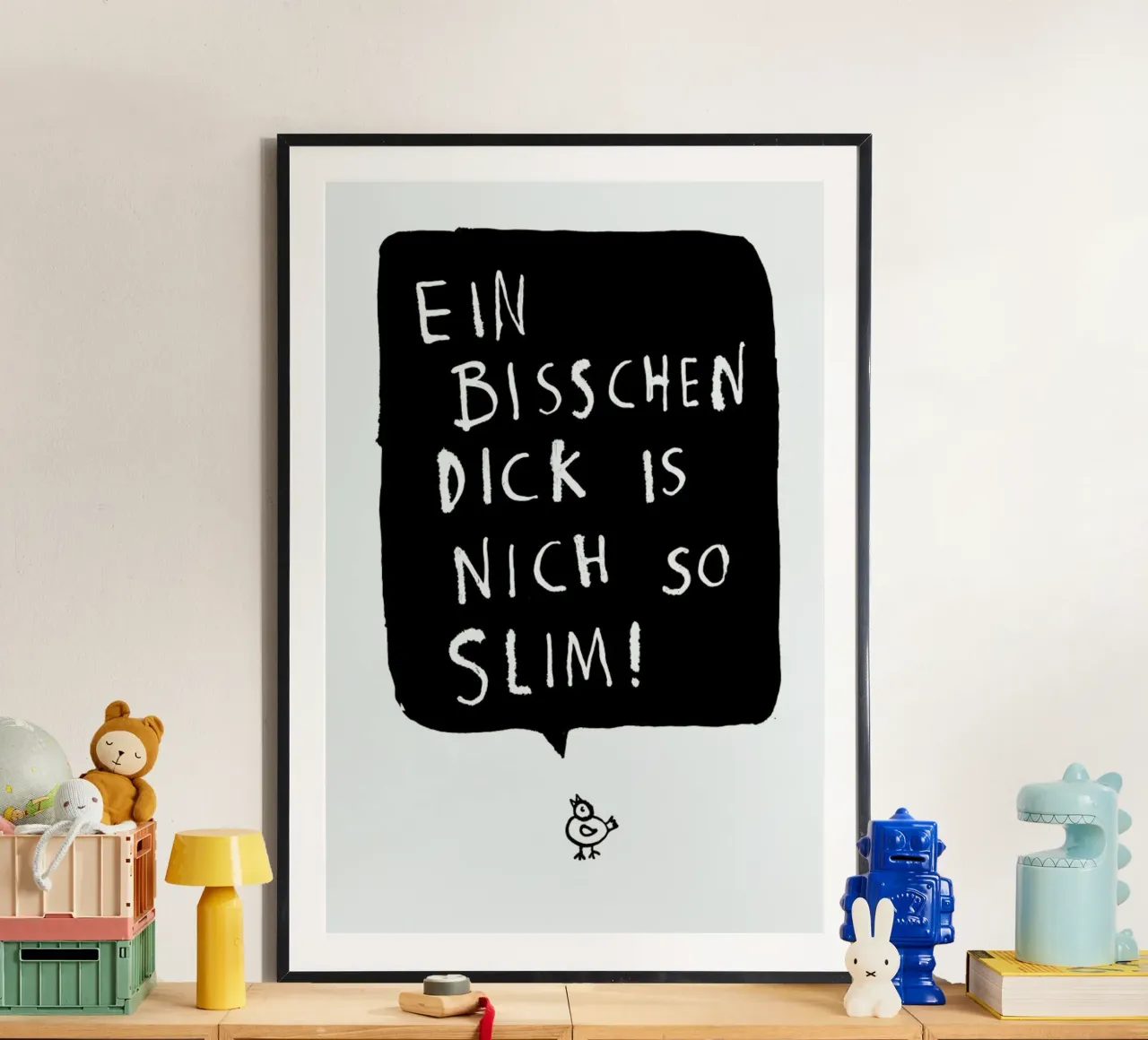 Slim poster con telaio in legno da typealive