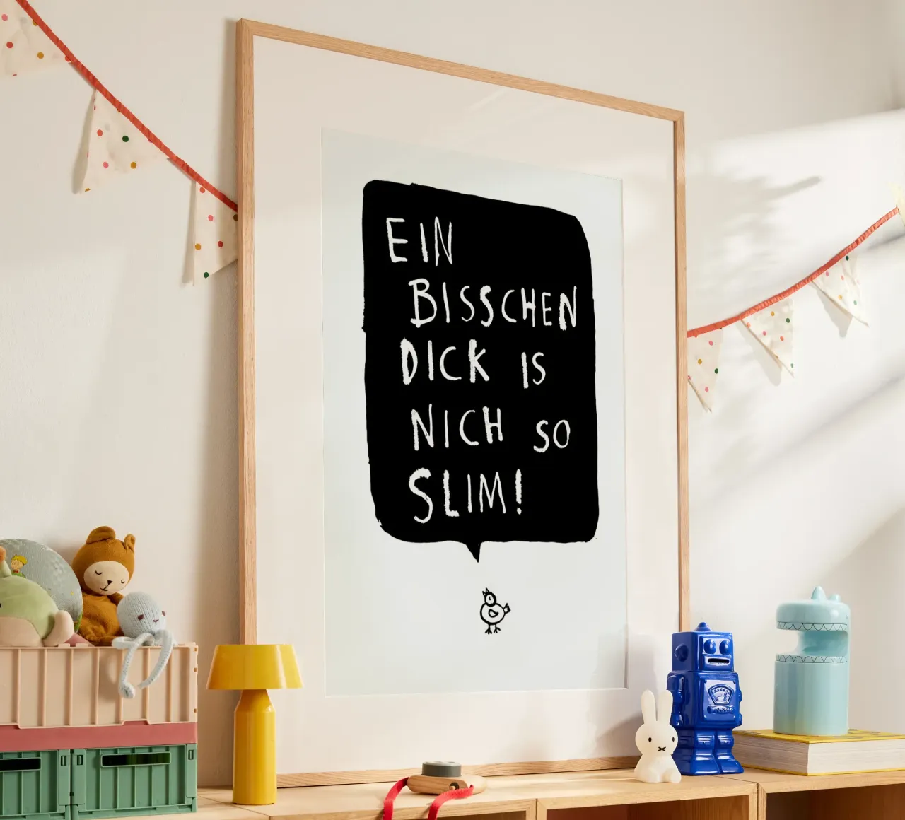 Slim poster con telaio in legno da typealive
