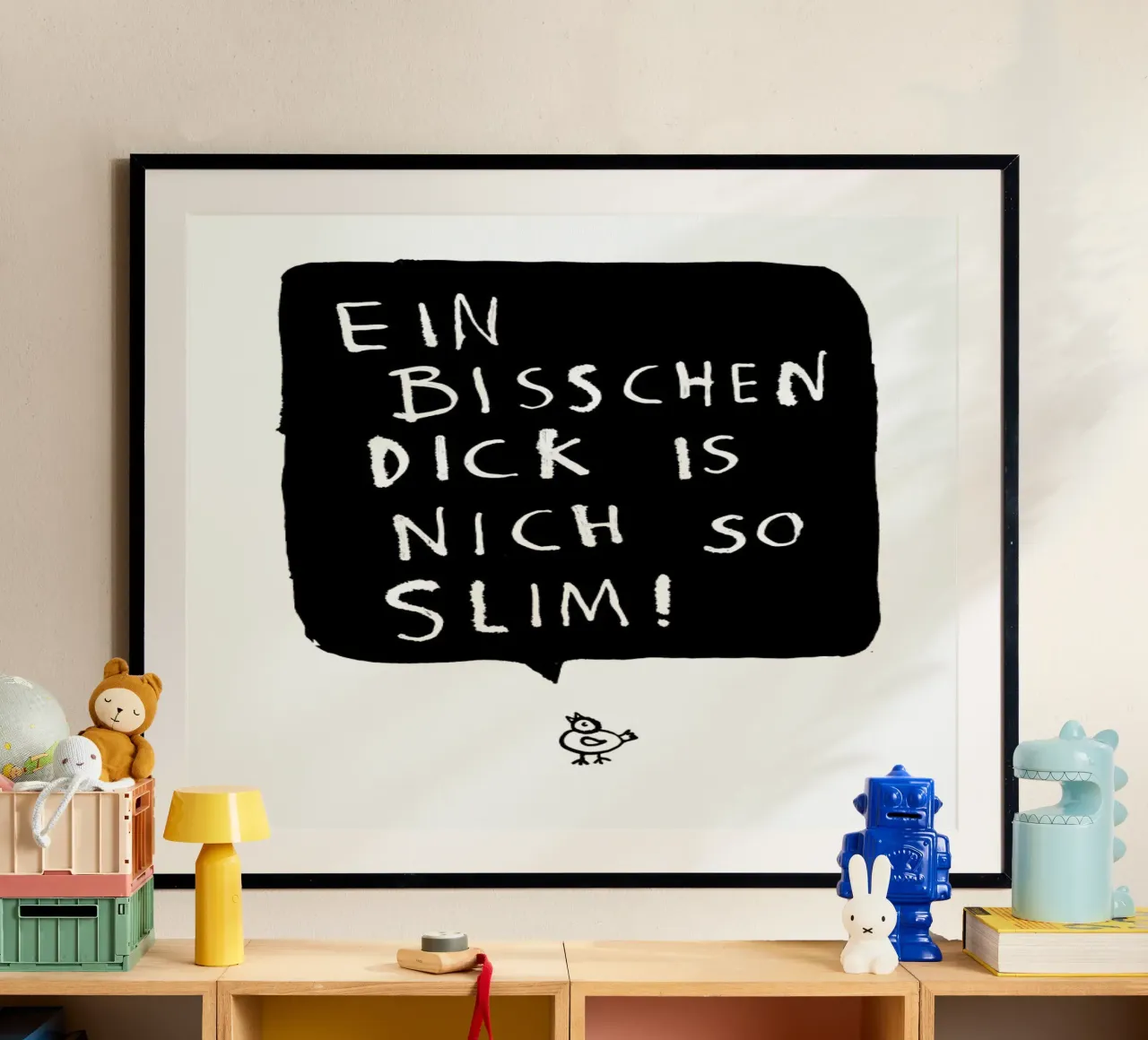 Slim poster con telaio in legno da typealive